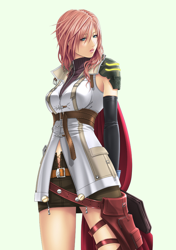 lightning farron (final fantasy and 2 more) drawn by monori_rogue