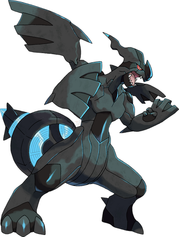 LegendsDiscovered: ZEKROM! “This legendary Pokémon can scorch the world  with lightning. It assists those who want to build an ideal world.…