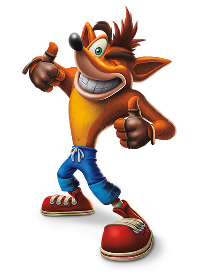 crash bandicoot anime form