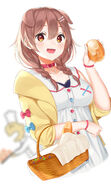Korone With Bread Basket