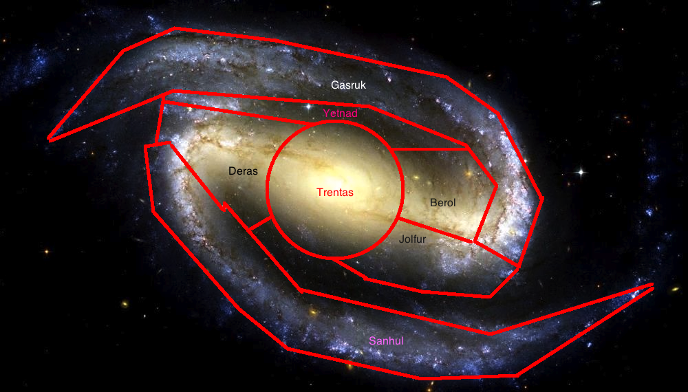 andromeda galaxy chart