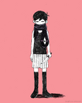 Omori Something Scarf Artwork