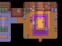 The area where the PUNCHING BAG is found, within B1 of LAST RESORT.