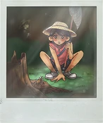 FA ALBUM 35.png (354 KB) (8/4): We're going beetle-catching today! Here's KEL, ready to pounce on his next victim! Oh, and SUNNY is there too. He looks kind of sleepy.