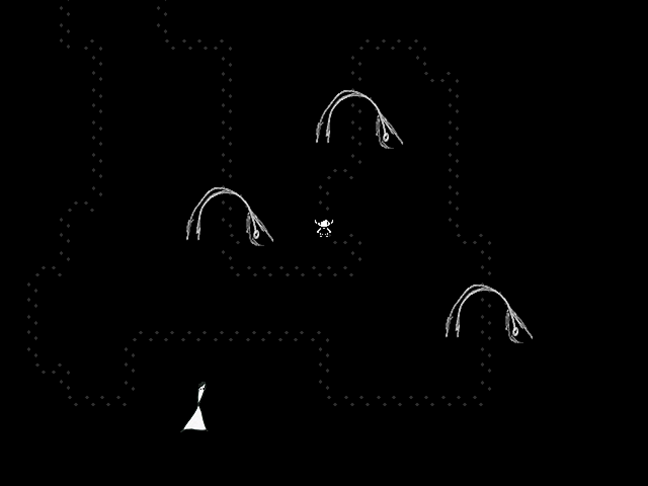 looping black field