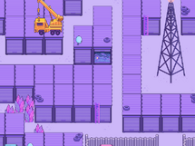 The area where the TV REMOTE is found, within the JUNKYARD.
