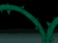 Looking through the Garden's vines.