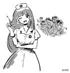 Nurse Mari Omocat Artwork