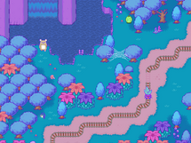 The area where Mush is found, within Pyrefly Forest Room 5.
