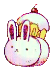Cupcake Bunny (Neutral).gif (60 KB) CUPCAKE BUNNY