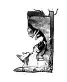 Ripped half of the Photo of A Murder from the manga