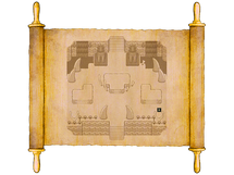 The image shown when the item is used. Note the "X" spot on the map.