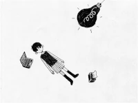OMORI laying on the floor of WHITE SPACE during the start of the PROLOGUE.
