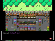 The area where the Flower Clip is found, within Fix-It on One Day Left by speaking to Charlene.