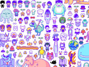 Omori character base in 2023  Pixel art maker, Pixel art, Sprite