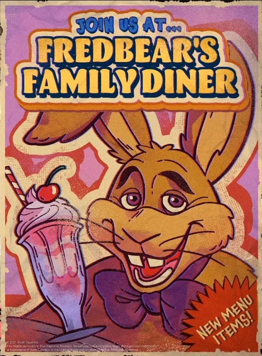 Welcome to Fredbear's Family Diner! Established 1973. :  r/fivenightsatfreddys