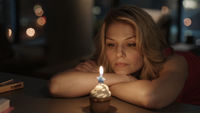 1x01 Emma Swan gâteau cupcake anniversaire décoration bougie étoile bleue flamme