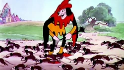 Le Joueur de Flûte dans le   Le Joueur de Flûte de Hamelin de 1933.