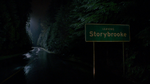 7x22 nuit route panneau sortie Storybrooke.png