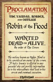 Robin hood wanted