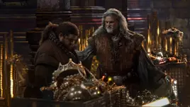 Arlo konfrontiert Anton in der Schatzkammer.