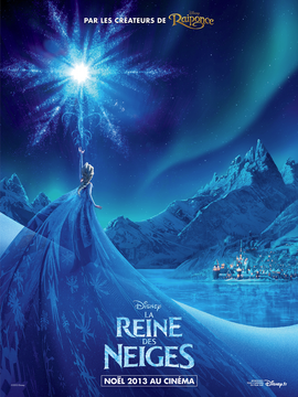 LIBEREE, DELIVREE ( Frozen ) Poster by COMME UNE AFFICHE AU MUR