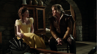 4x22 Belle Rumplestiltskin réécrits robe jaune berceau Neal discussion menace mauvais choix.png