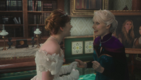 4x11 Anna robe de mariée mariage Elsa Reine des Neiges d'Arendelle excitation odeur chocolat