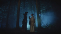 6x07 Méchante Reine Mary Margaret Blanchard défi menace fiole eau Achéron rivière des Âmes Perdues empoisonnée forêt de Storybrooke nuit