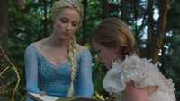 4x01 Elsa Reine des Neiges journal Anna forêt Arendelle projet secret