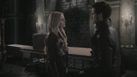 3x22 Emma Swan Killian Jones Capitaine Crochet Château des Ténèbres cave