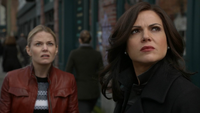 5x23 Emma Swan Regina Mills découverte nuage magique New York