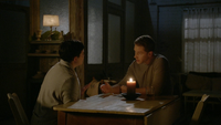 6x03 Mary Margaret Blanchard David Nolan loft Blanchard discussion mort père de David assassinat nuit