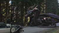 4x18 voiture DEV IL Cruella d'Enfer Maléfique dragon couchée limite frontière Storybrooke