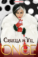 Once Upon a Time season 4 Cruella d'Enfer poster