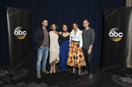 TCA 2017 Saison 7 distribution principale casting régulier Colin O'Donoghue Gabrielle Anwar Lana Parrilla Dania Ramirez Andrew J. West