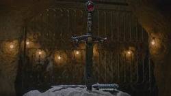 Excalibur repose dans la  d'