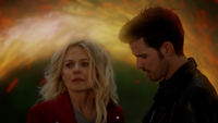 7x02 Emma Swan Killian portail retour départ larmes