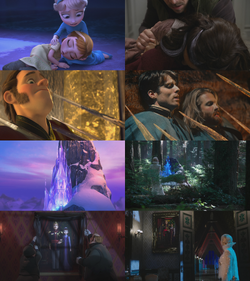 4x03 anecdotes références à Disney La Reine des Neiges Elsa Anna Marianne palais de glace Hans Westergard Roi Reine d'Arendelle