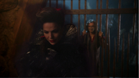 3x09 Reine Regina Rumplestiltskin cachot lancement Sort noir aveux aide future