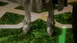 5x16 souliers d'argent pieds Dorothy Gale mini