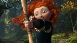 Rebelle Brave (Disney) Merida arc flèche visée Vers le Ciel mini