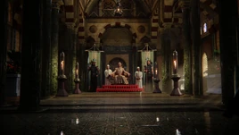 W1x07 palais Sultan d'Agrabah intérieur salle du trône