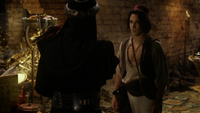 6x05 Jafar Aladdin caverne aux merveilles discussion avenir cadeau ciseaux des moires dos oiseau rouge oracle