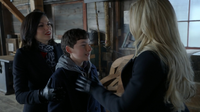 Regina Henry Emma briser Sort noir baiser hangar 3x19