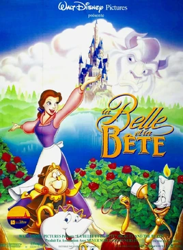 La Belle et la Bête Beauty and the Beast Disney 1991 affiche poster