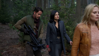 4x06 Robin de Locksley arbalète Regina Mills Emma Swan tentative échappatoire discussion