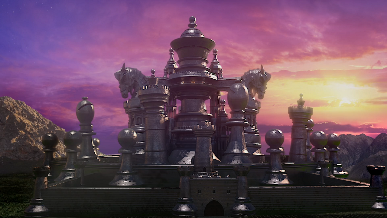 Disney on X: Voici le château de la Reine Rouge