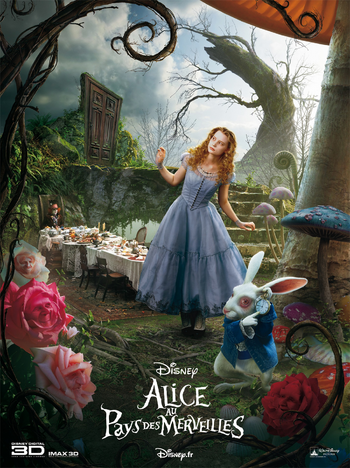 Alice au Pays des Merveilles film 2010 Tim Burton affiche