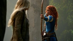 5x01 Emma Swan dos Merida arc flèche en joue